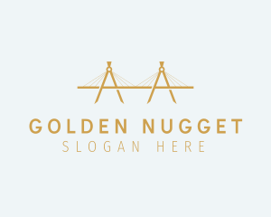 Golden Compass Bridge  logo design