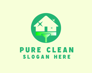 Home Cleaning Housekeeper logo design