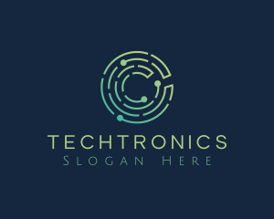 Electronics - Tech Electronics Circuit logo design