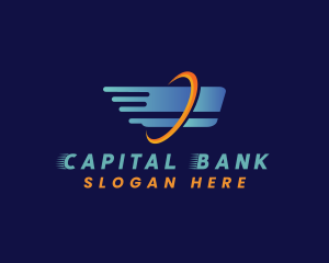 Bank - Fast Credit Card  Bank logo design