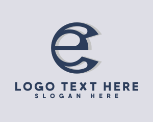 Company - Corporate Business Letter C & E logo design