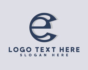 Workshop - Corporate Business Letter C & E logo design