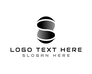 Negative Space - Brand Agency Business Letter S logo design