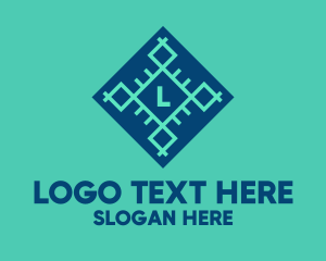 Nordic - Geometric Snowflake Lettermark logo design
