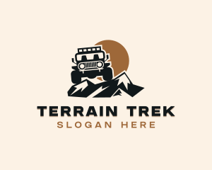 Jeep Mountain Adventure logo design