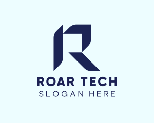 Tech App Letter R logo design