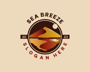 Mountain Sea Travel logo design