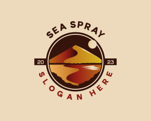 Mountain Sea Travel logo design