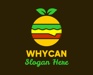 Colorful Organic Hamburger Logo