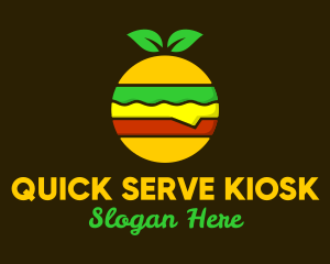 Kiosk - Colorful Organic Hamburger logo design