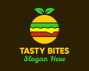 Hamburger - Colorful Organic Hamburger logo design