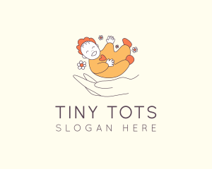 Pediatrician - Infant Pediatrician Hand logo design