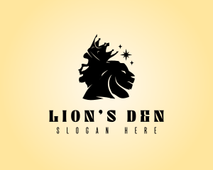 Royalty King Lion logo design