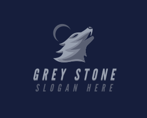 Grey - Gray Wolf Esports logo design