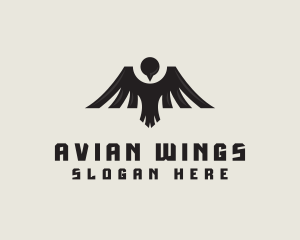 Mountain Bird Wing logo design