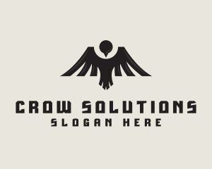 Mountain Bird Wing logo design