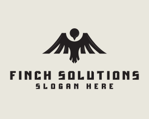 Mountain Bird Wing logo design