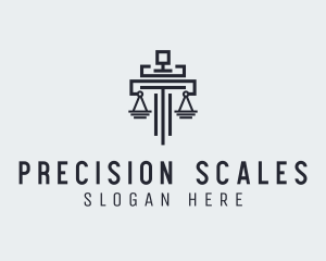 Law Firm Scale logo design
