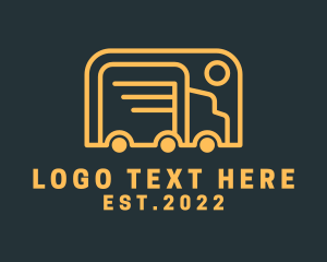 Trailer Truck - Auto Trucking Company logo design