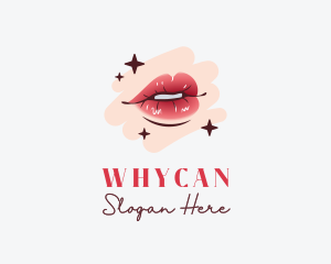 Lip Filler - Sexy Lips Cosmetics logo design