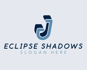Shadow - Modern Business Letter J logo design