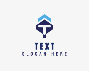 Consulting Firm Letter T logo design