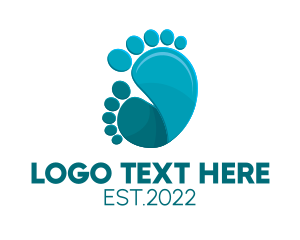Chiropodist - Hygienic Foot Scrub logo design