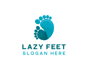 Hygienic Foot Scrub  logo design