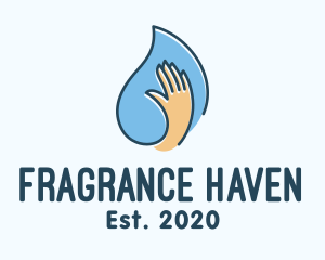 Hand Sanitizing Liquid logo design