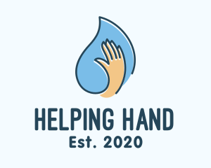 Hand - Hand Sanitizing Liquid logo design