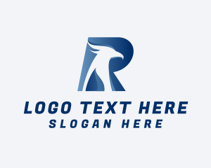 Letter R - Aviary Falcon Letter R logo design