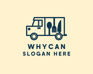 Minimalist Food Truck Logo