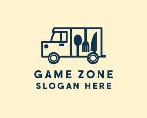 Street Food - Minimalist Food Truck logo design