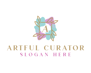 Beauty Watercolor Floral logo design