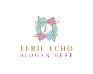 Beauty Watercolor Floral logo design