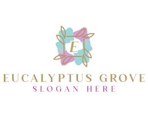 Beauty Watercolor Floral logo design