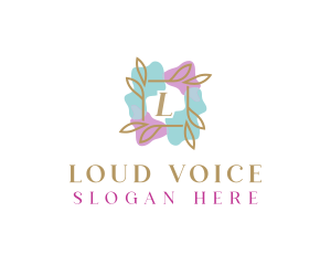 Beauty Watercolor Floral logo design