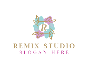 Beauty Watercolor Floral logo design