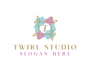 Beauty Watercolor Floral logo design