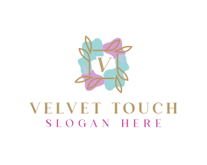 Beauty Watercolor Floral logo design