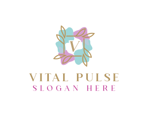 Beauty Watercolor Floral logo design