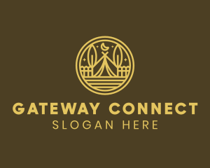 Gateway - Rustic Brown Campsite logo design