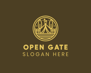 Gateway - Rustic Brown Campsite logo design