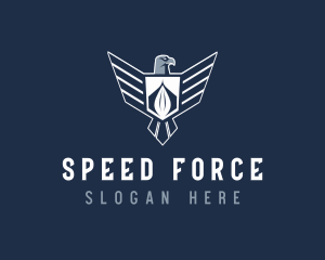 Falcon Wings Security logo design