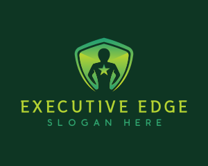 Boss - Shield Leader People logo design