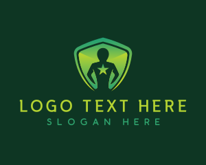 Administrator - Shield Leader People logo design