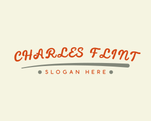 Funky Cursive Business Logo