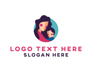 Support - Mother Child Parenting logo design
