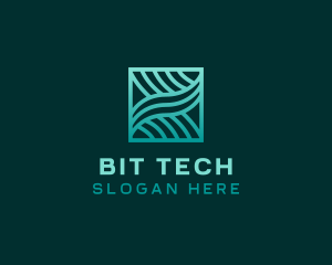 Software Tech Waves logo design