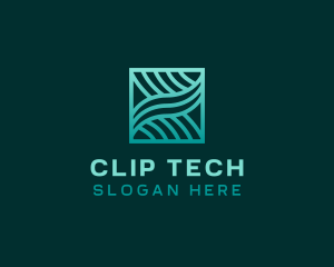 Software Tech Waves logo design